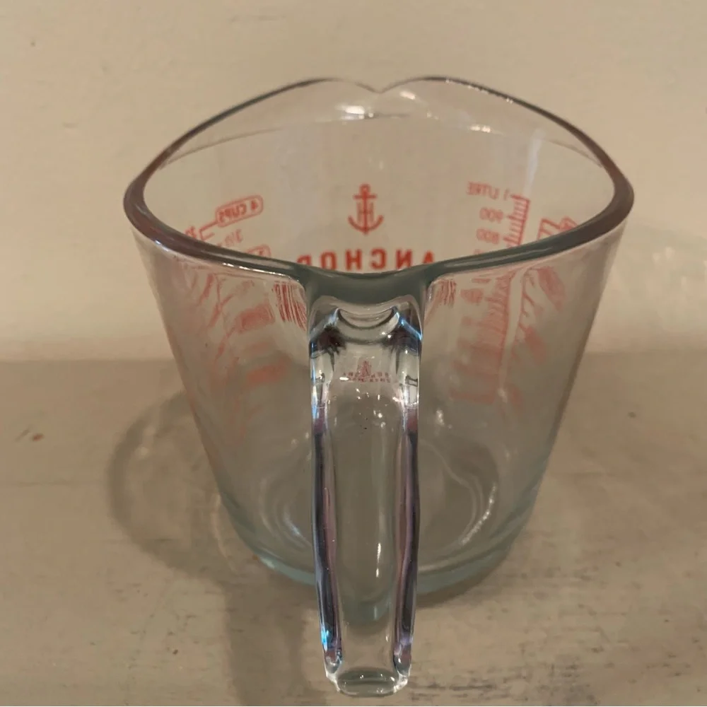 VTG Anchor Hocking 4 Cup Glass Measuring Cup
